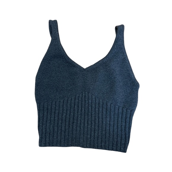 Banana Republic Tops - Banana Republic Ribbed Knit Cropped Tank Top - Size Small